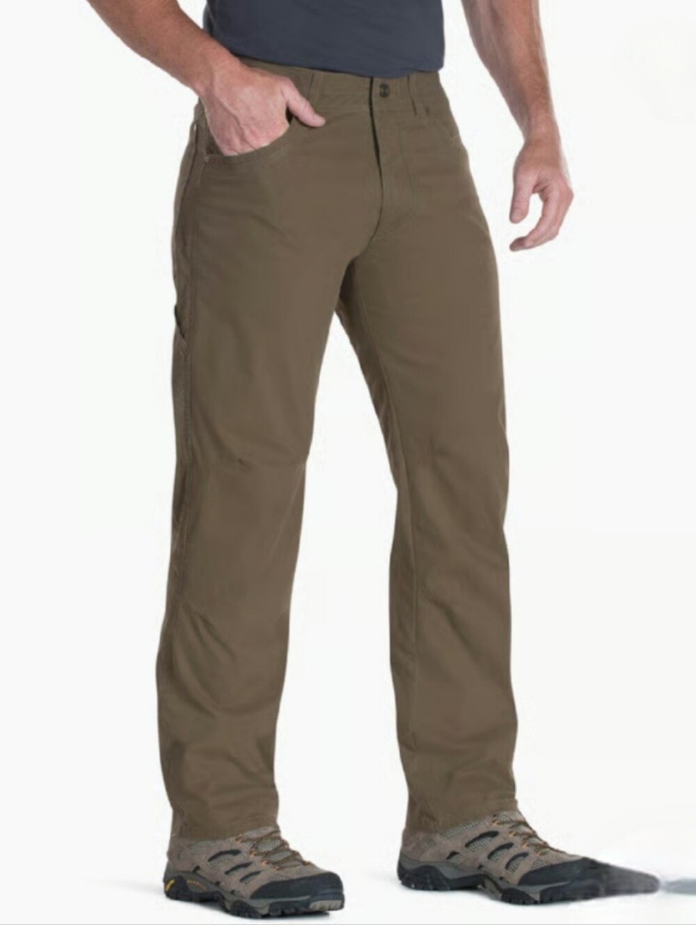 Kuhl Mens Revolvr Pants Driftwood Brown 38 Waist